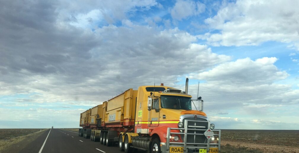 truck on highway during daytime